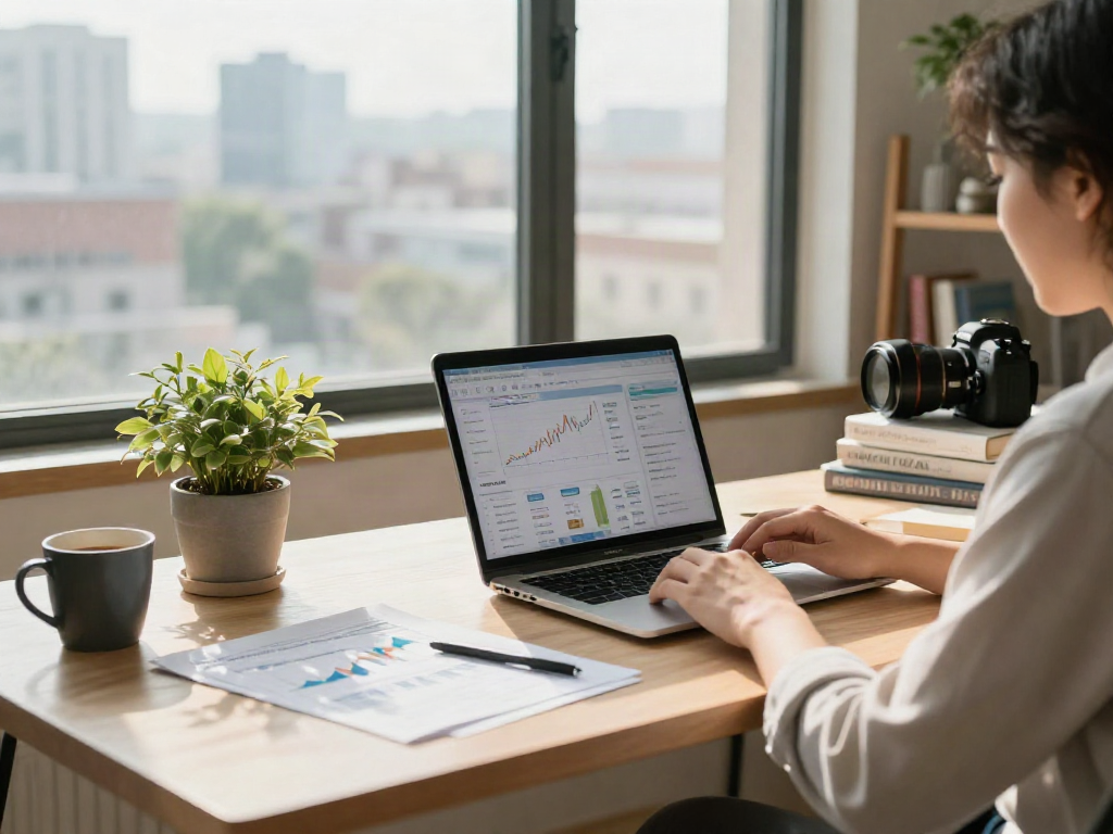 Explore the benefits of making a deposit 10k in a well-structured investment strategy at home office.